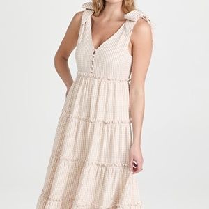 English Factory Gingham Maxi Dress